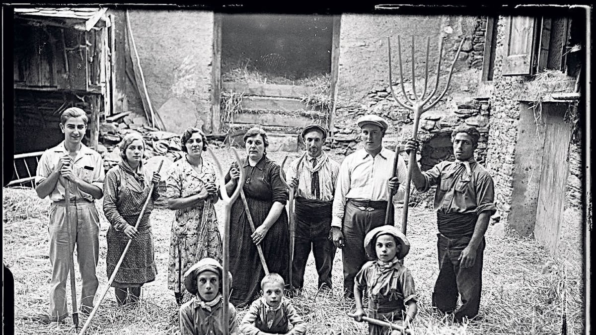 Família casa Nicolau, Ordino, 1932.