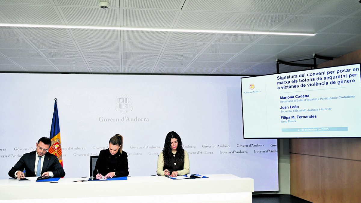 Presentació del botó de protecció.