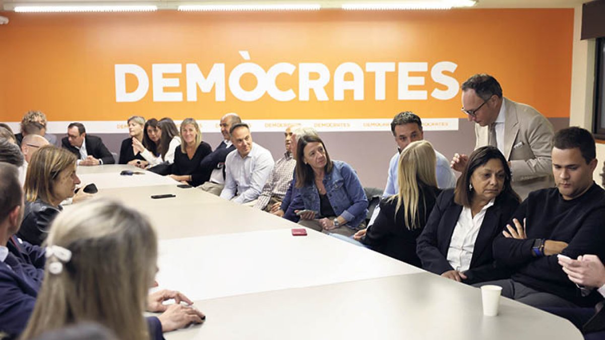 Reunió de l’executiva de Demòcrates.