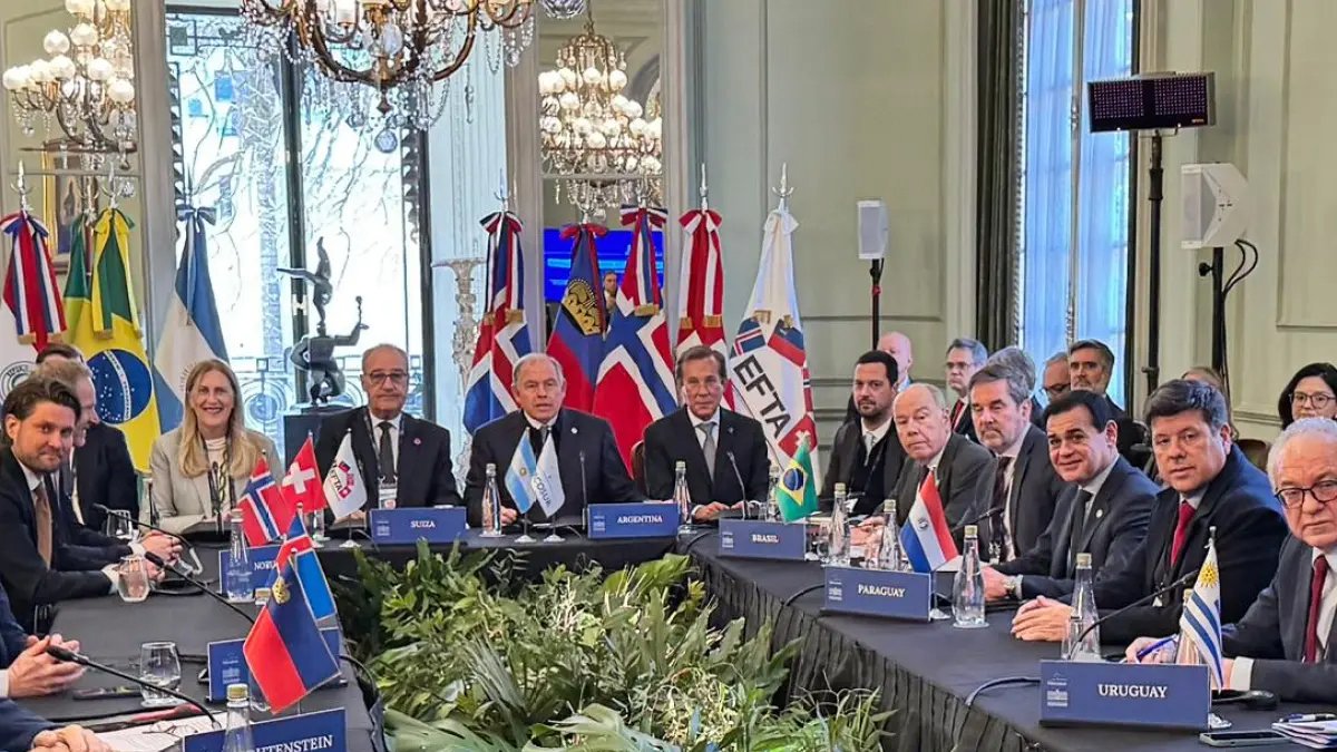 Reunió del grup EFTA amb països del Mercosur.