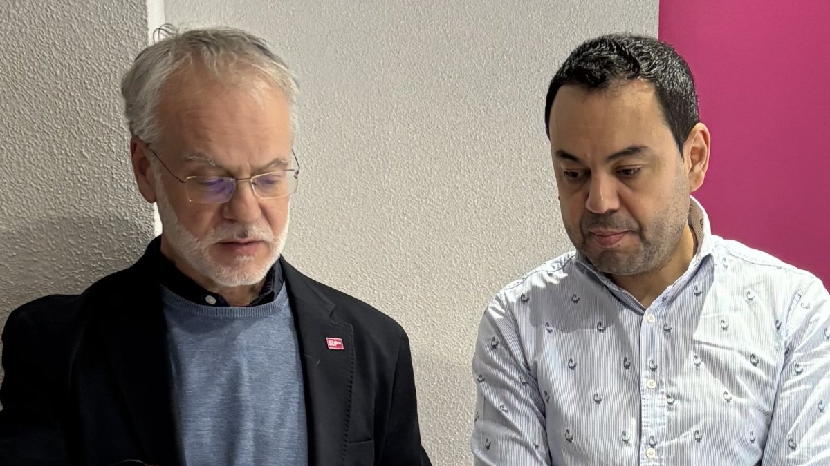 Josep Roig i Naim Aouraghe.