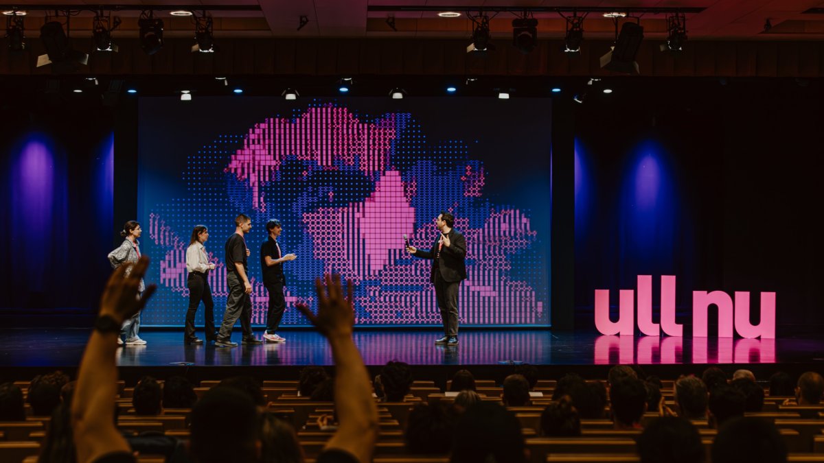 Una de les instal·lacions del festival Ull Nu a l'edició de l'any 2025