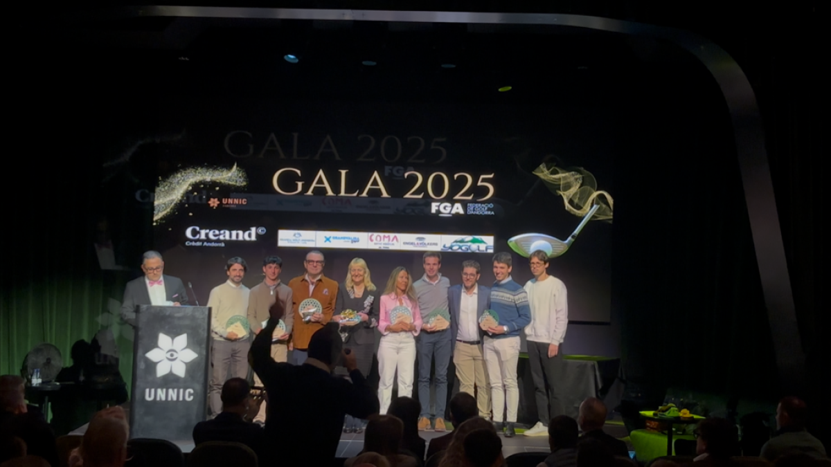 La federació de golf va celebrar la gala anual.