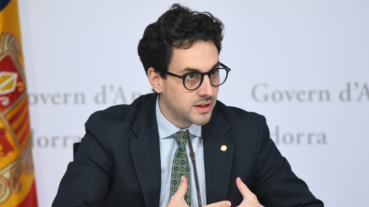 El ministre Guillem Casal en la roda de premsa d'aquesta ciutadana