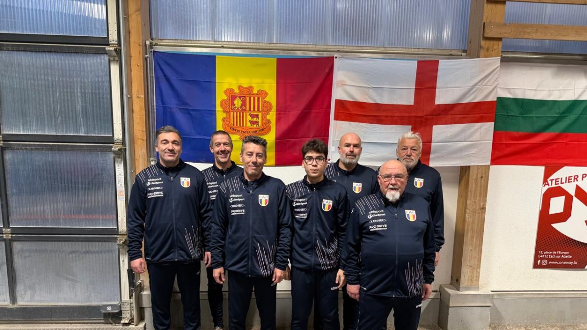 L’equip nacional a Luxemburg.