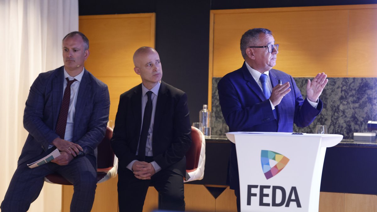 Alberto Manzano, Jordi Travé i Albert Moles, d’esquerra a dreta.