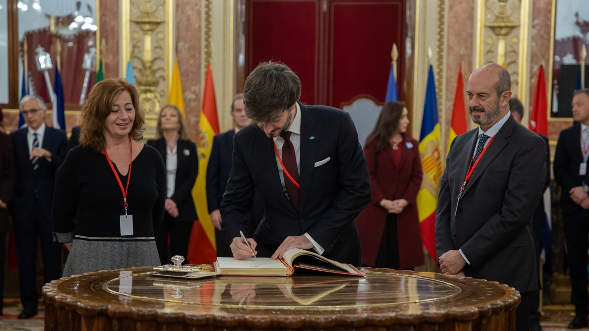 El síndic general al Congrés.