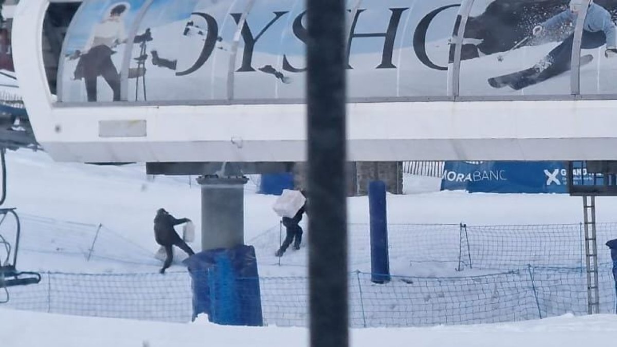 Contrabandistes a les pistes del Pas de la Casa.