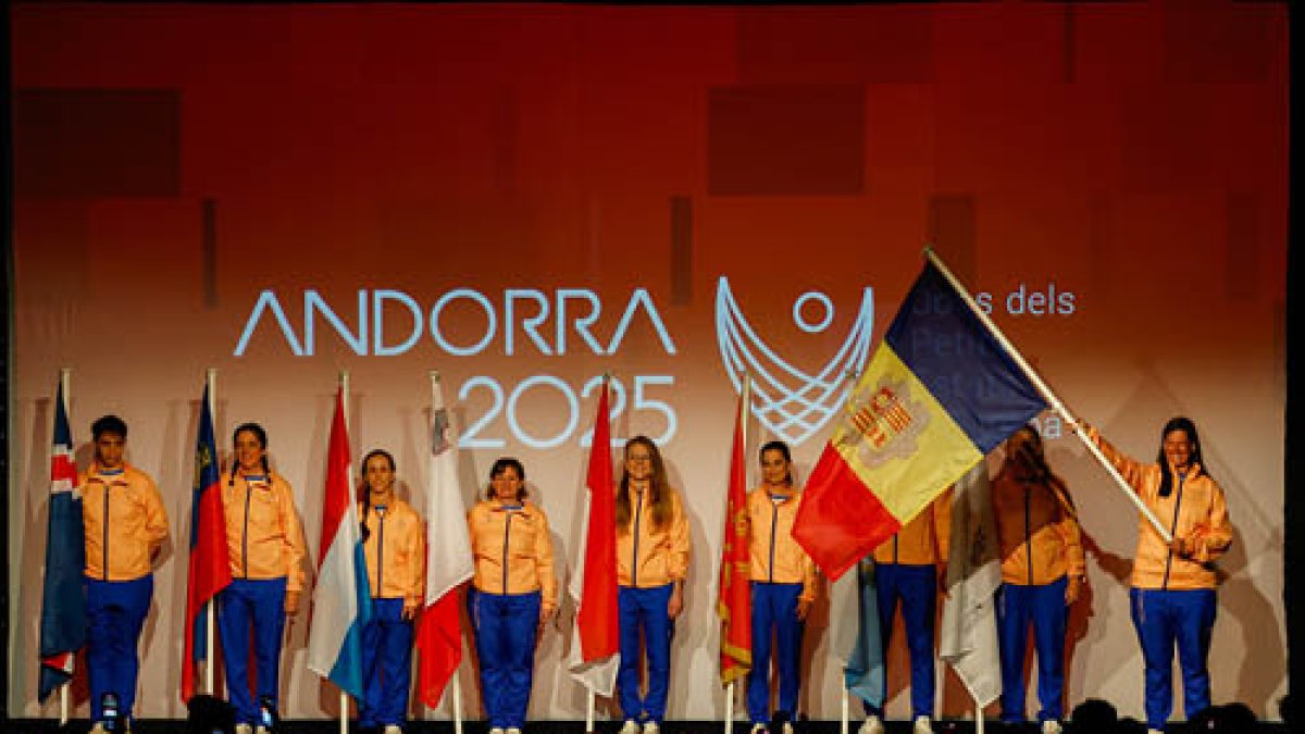 La cerimònia de cloenda dels Jocs dels Petits Estats es va celebrar al Prat del Roure.