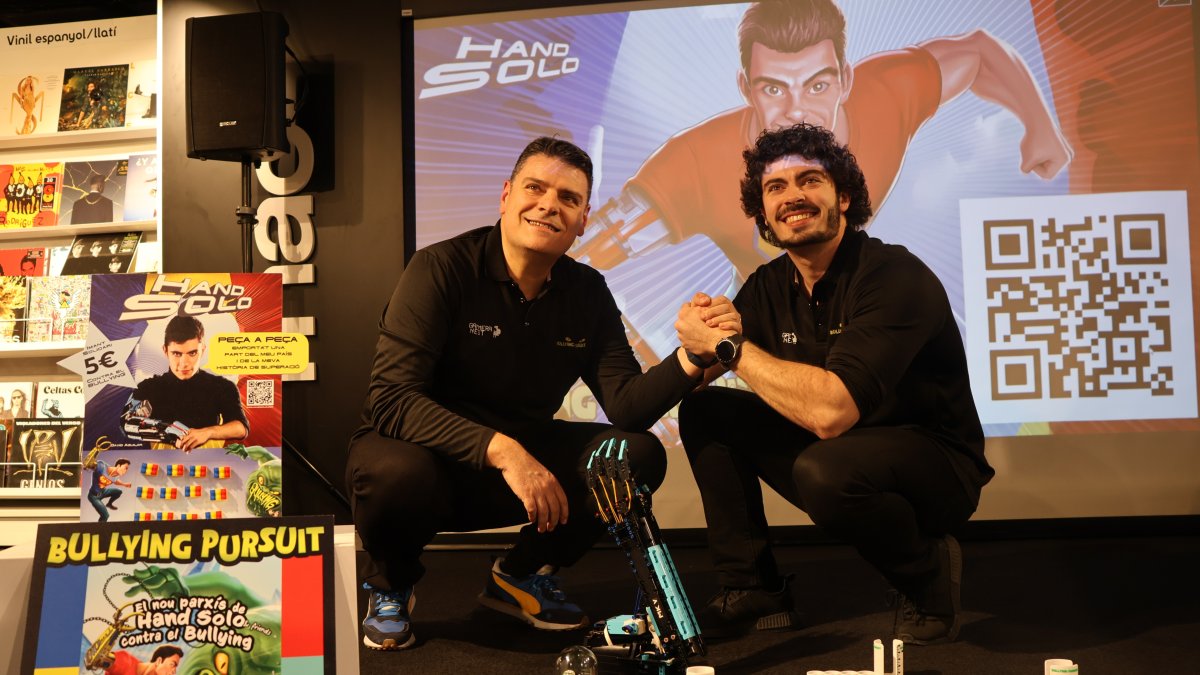 Ferran Aguilar i David Aguilar, també conegut com a Hand Solo a l'acte d'avui.