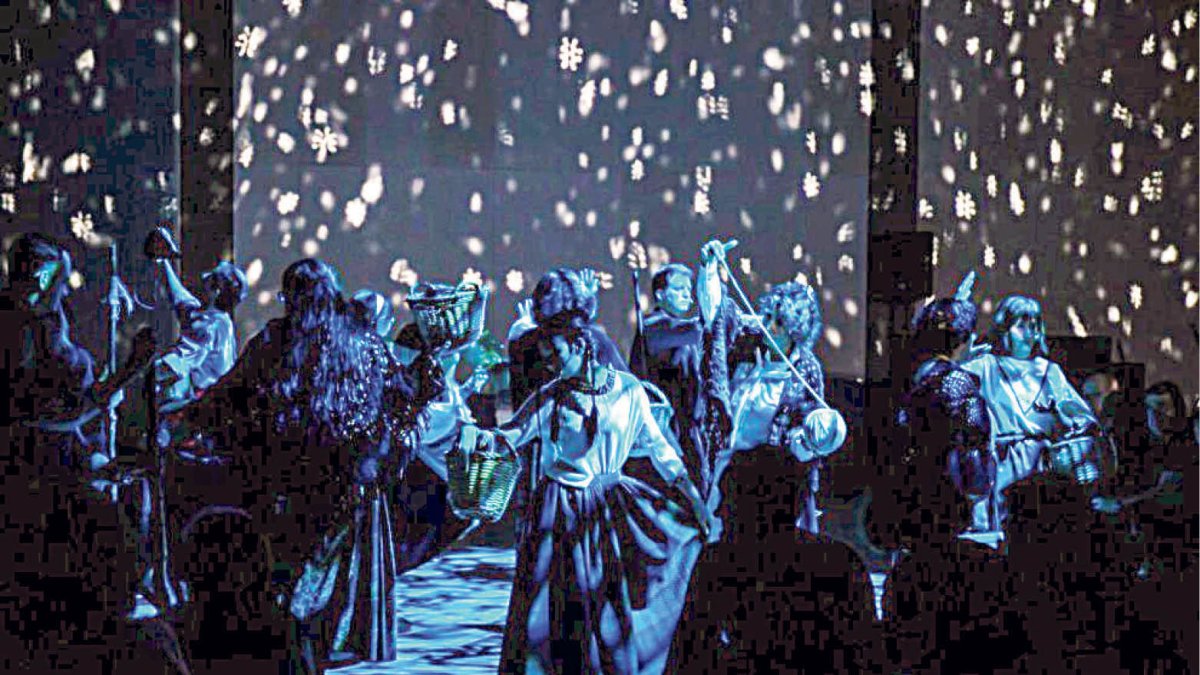 Una edició anterior del Pessebre vivent.