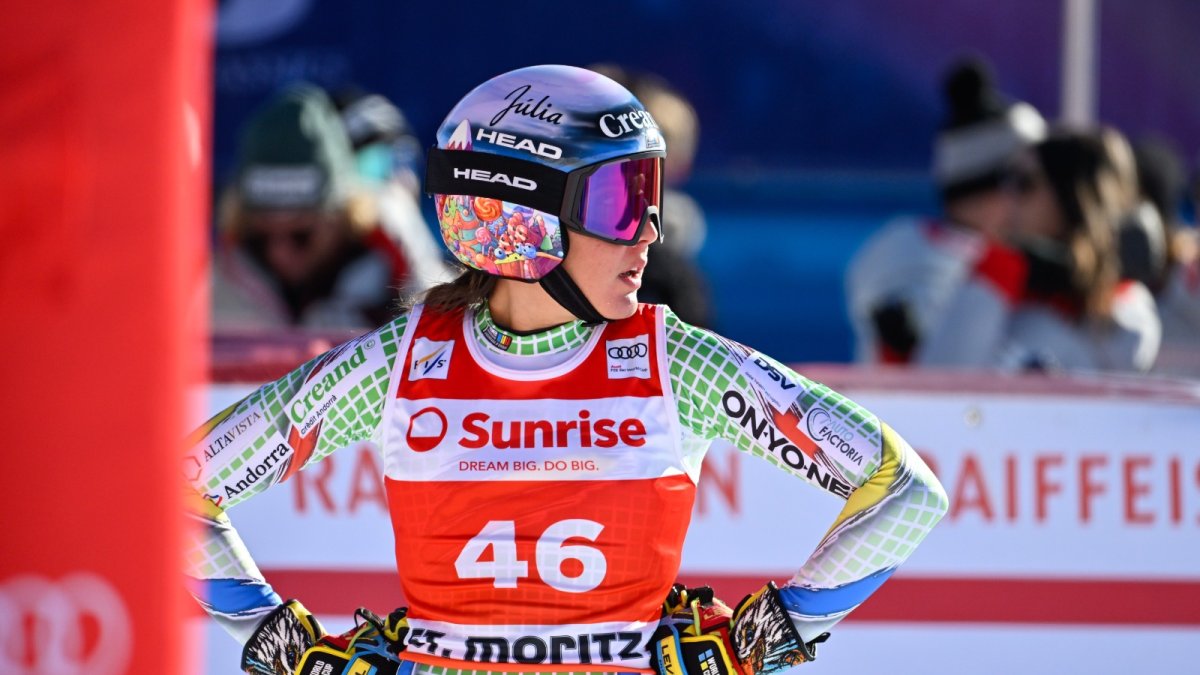 Cande Moreno, després del descens d'avui a St. Moritz