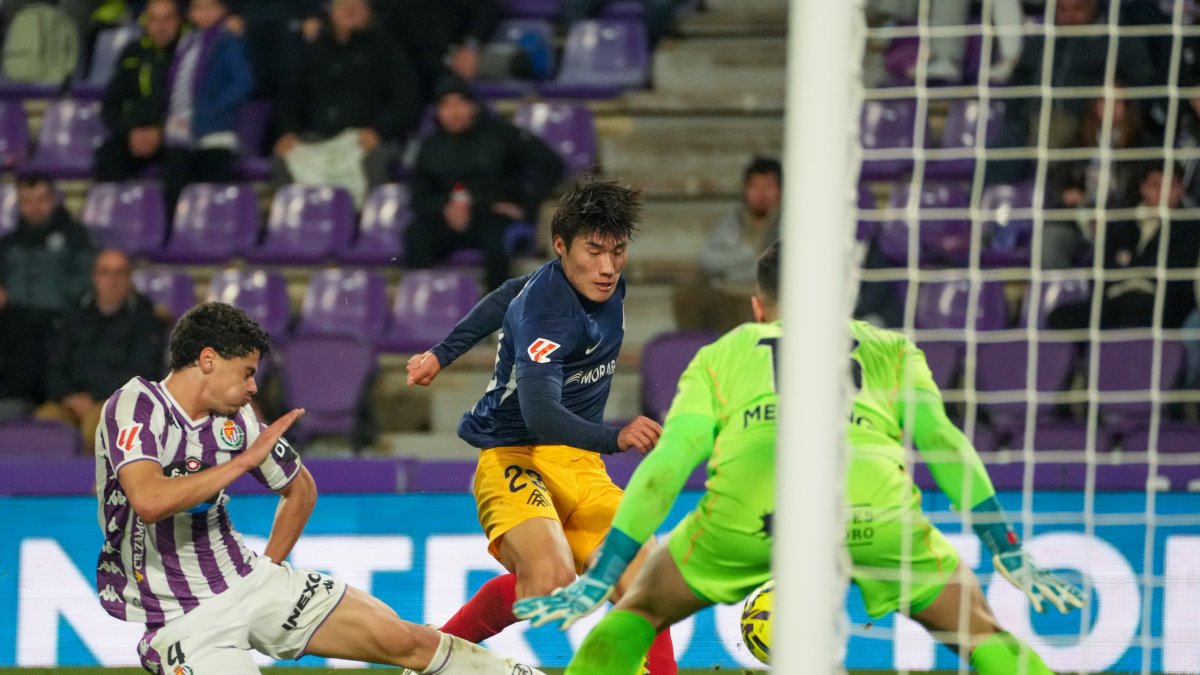 Minsu va fer a Zorrilla el gol 100 a Segona.