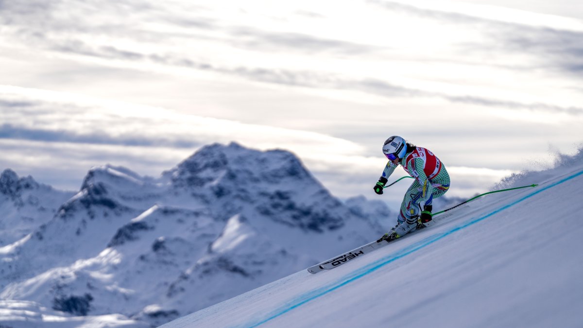 Jordina Caminal a la Copa d'Europa celebrada a l'estació suïssa de St Moritz