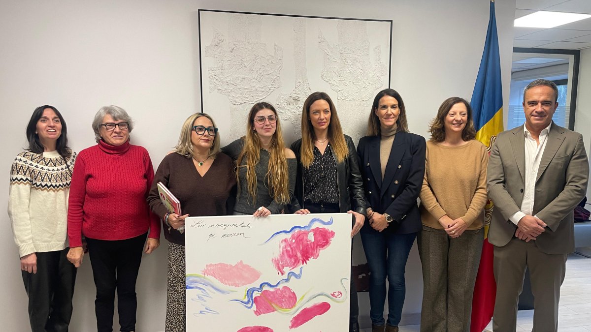 El quadre que ha entregat l'artista Effy.