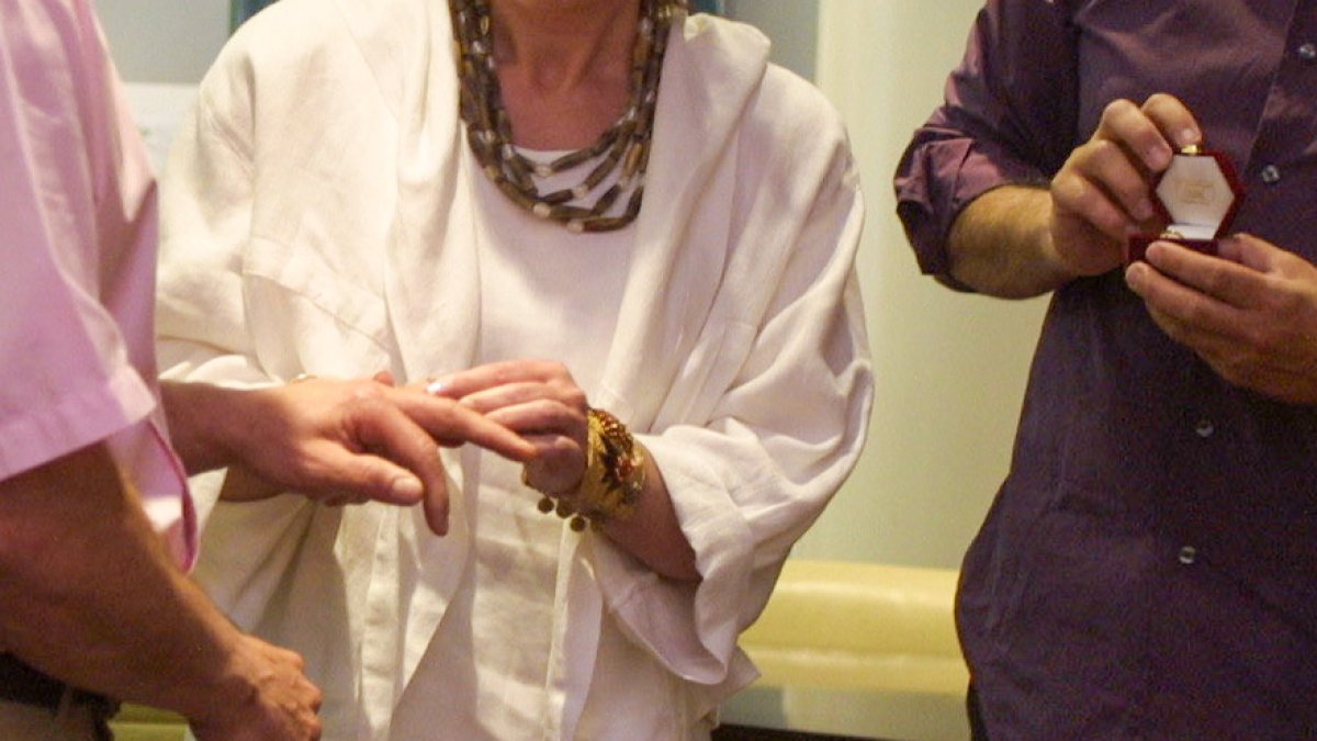 Una boda civil a Encamp.