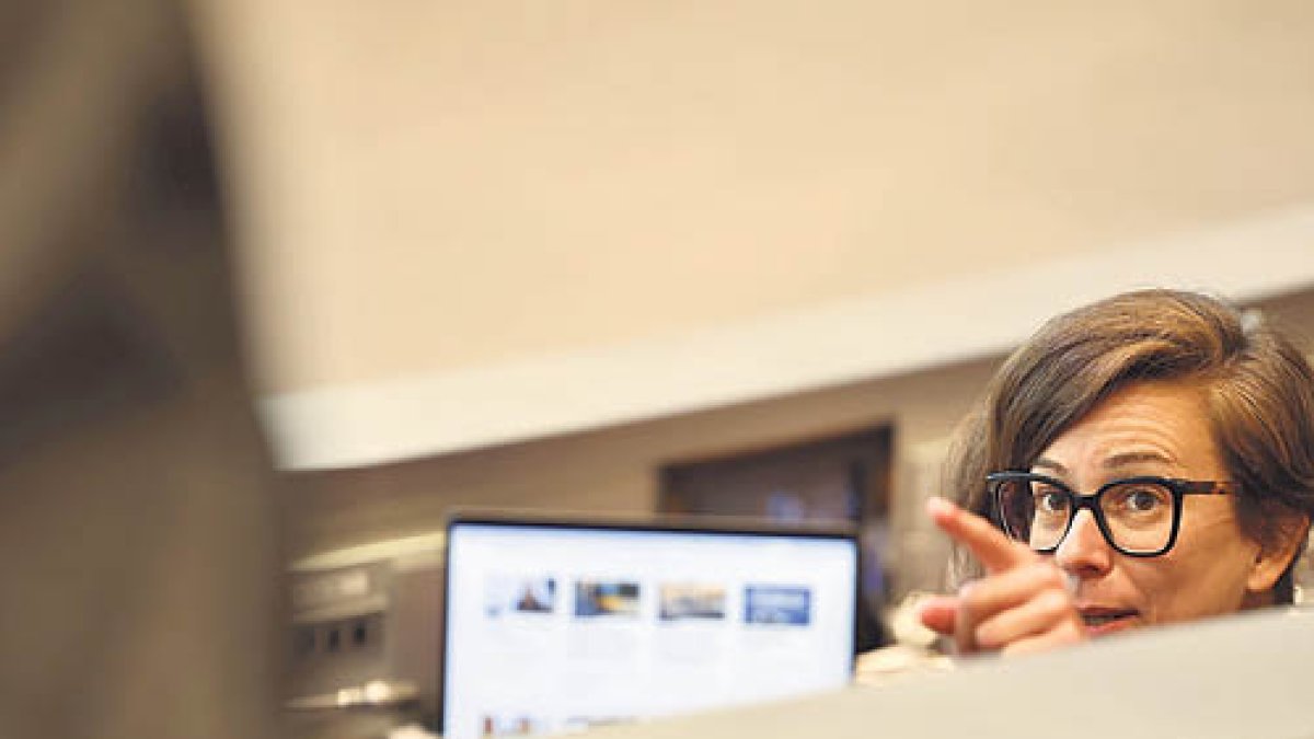 Núria Segués al Consell General.