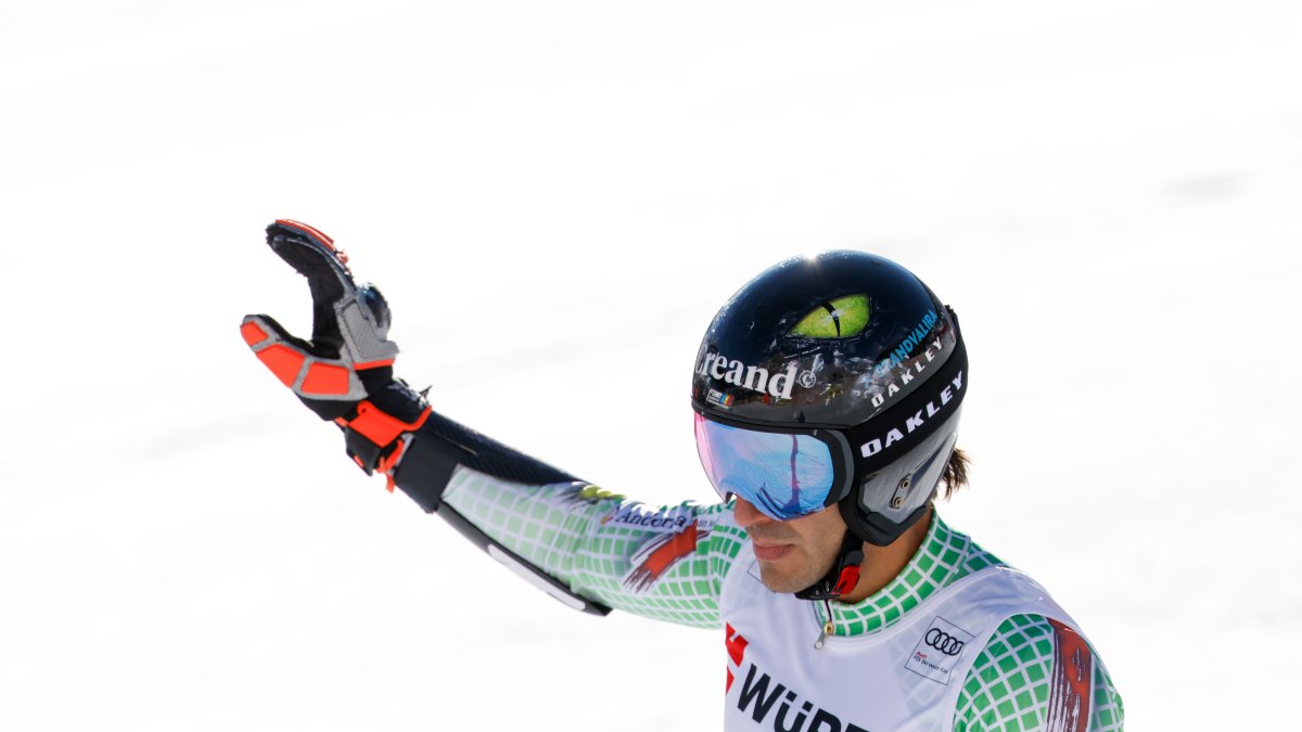 L’esquiador Joan Verdú, en una de les curses d’aquesta temporada.