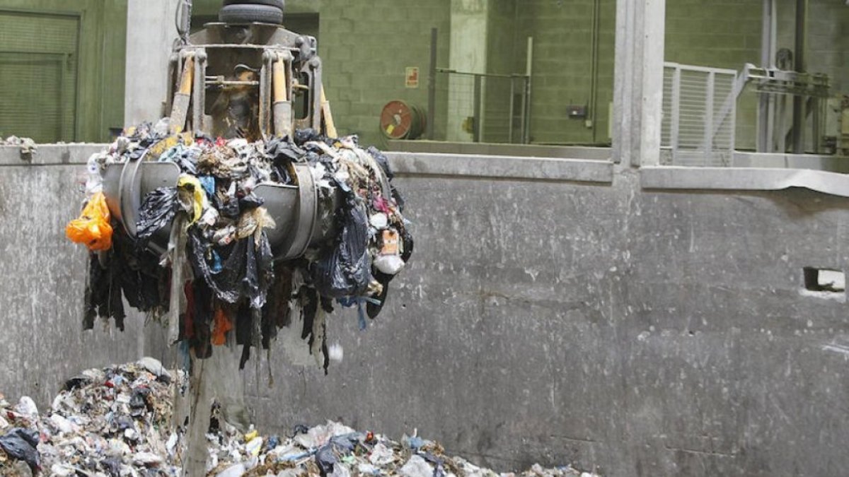 Residus a la planta de tractament.