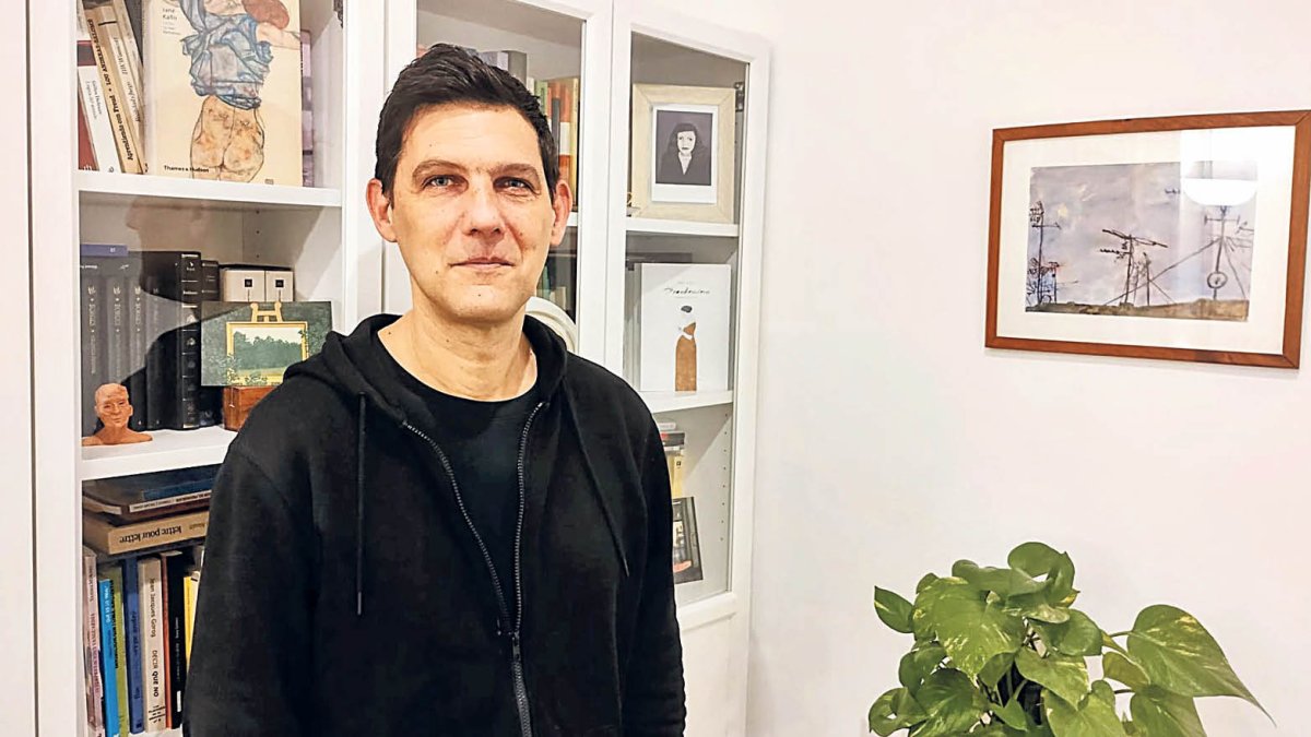 Gerardo Balsa al seu estudi.