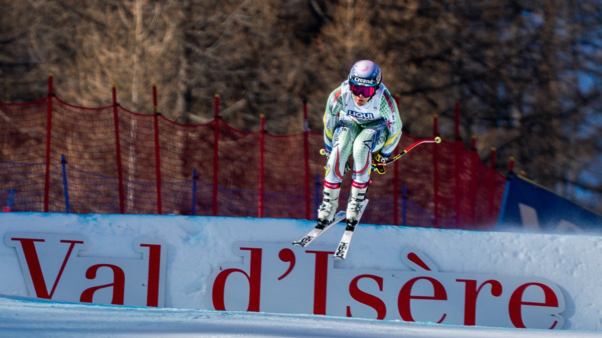 Cande Moreno, al descens de dissabte a Val d'Isère
