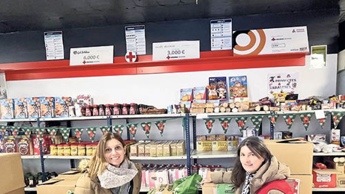 Una part dels aliments.