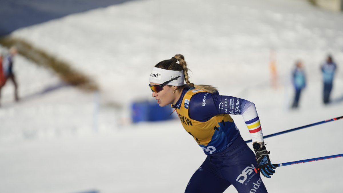 Del Rio, en un esprint de la Copa del Món.