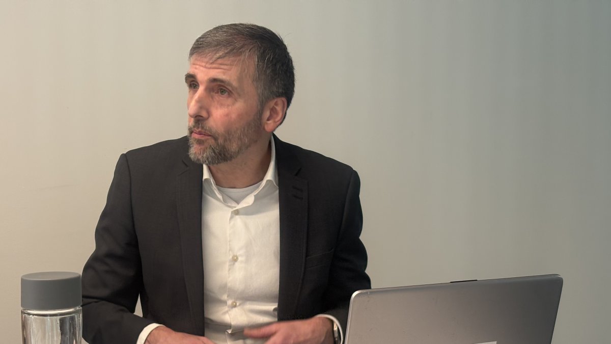 Joan Micó durant la presentació