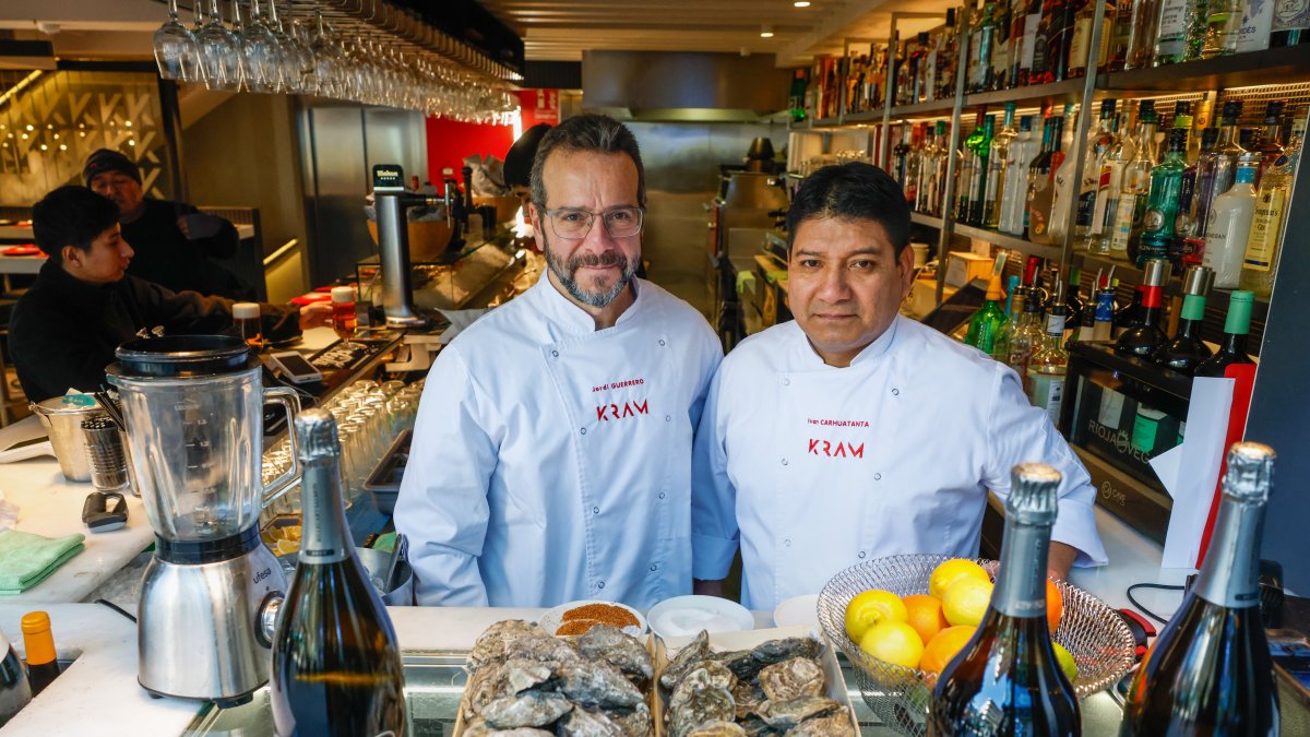 El xef Jordi Guerrero, al cor del Kram.