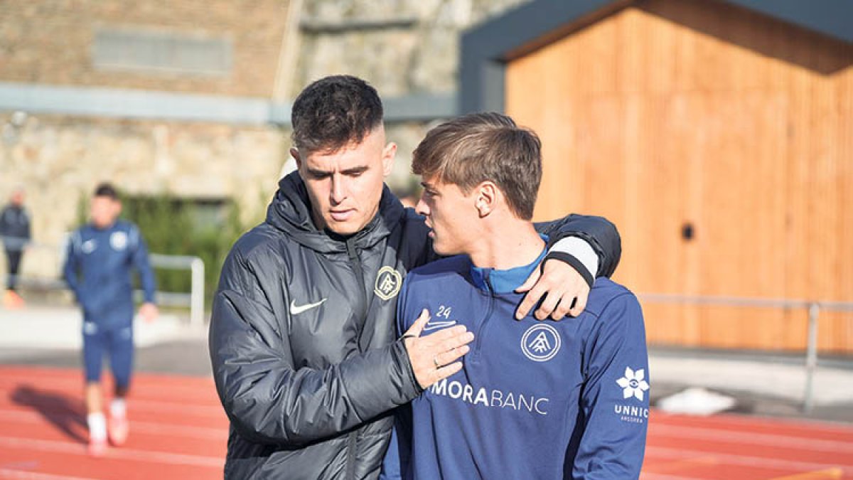 Carles Manso i Le Normand, ahir.