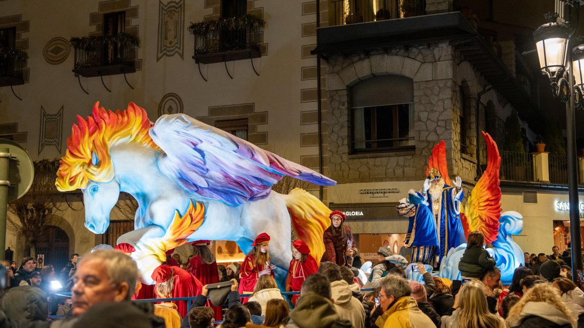 Una carrossa de la cavalcada de l’any passat.