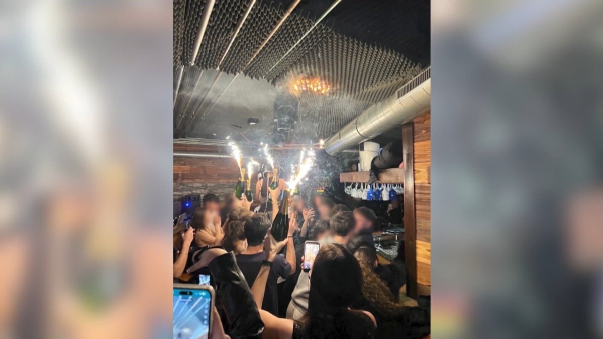 Imatge del que podria ser l’inici de l’incendi.