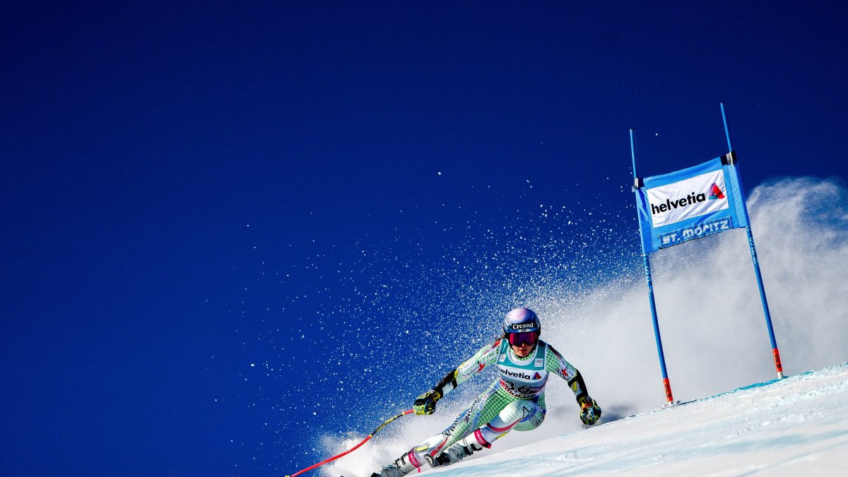 Cande, a la Copa del Món de St. Moritz.