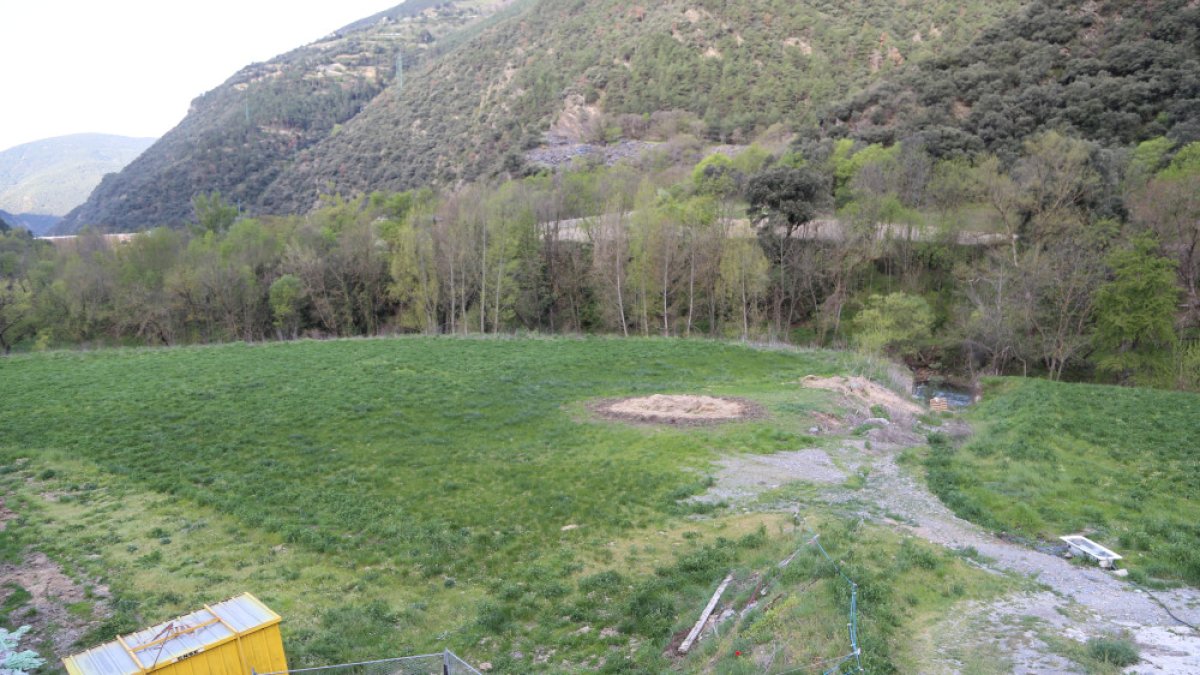 El terreny on es construirà la deixalleria.