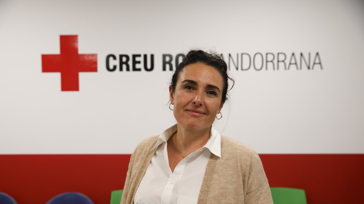 Vicky Marrugat, presidenta de la Creu Roja.