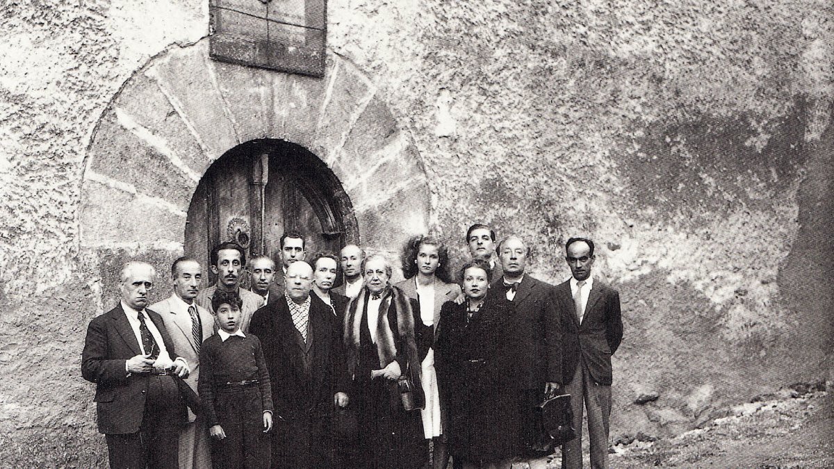 Visita de Pau Casals a Andorra el 1945.