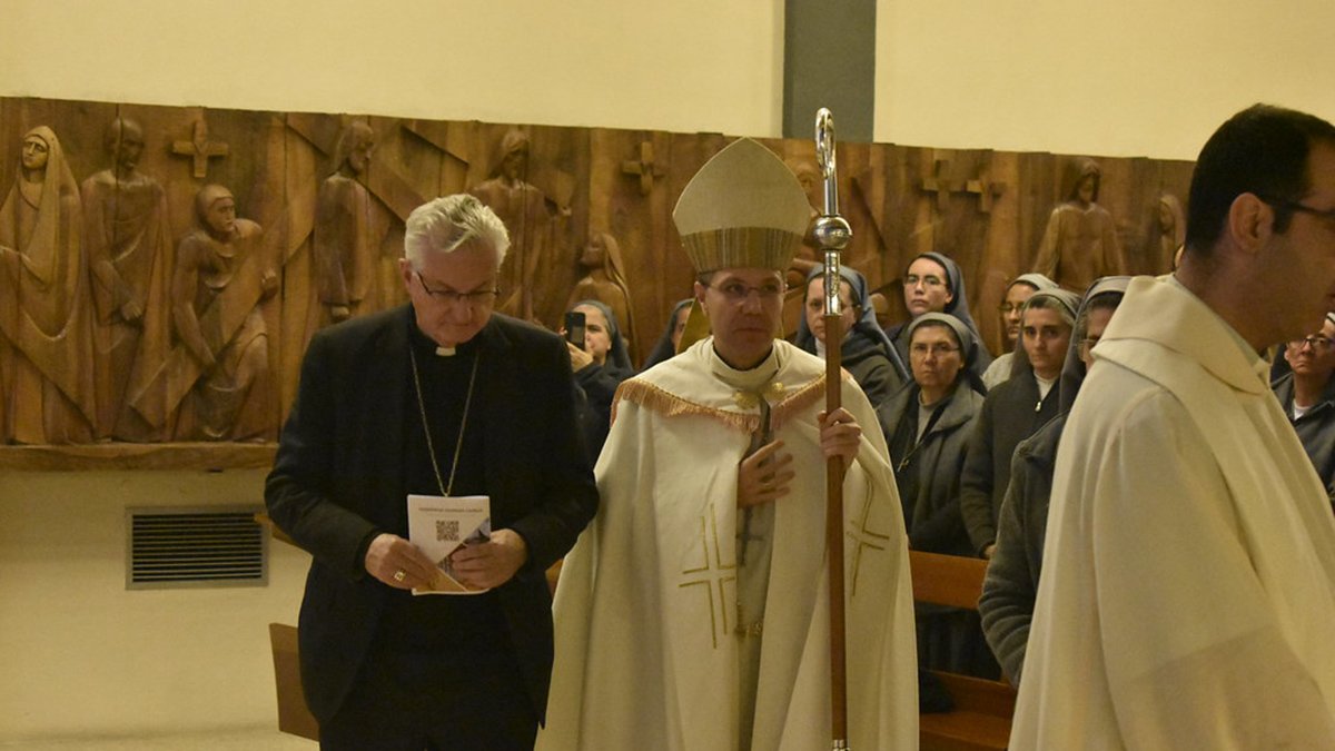 El bisbe Josep-Lluís Serrano al concert.