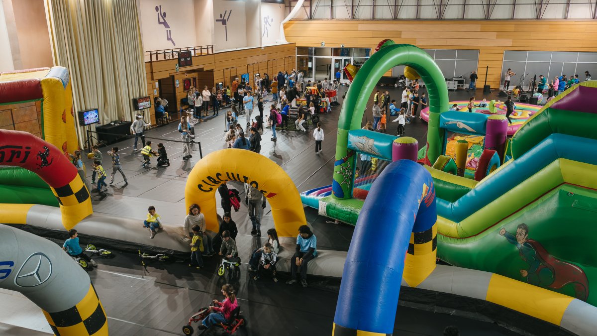 Un moment durant el Saló de la Infància i la Joventut al Pas de la Casa