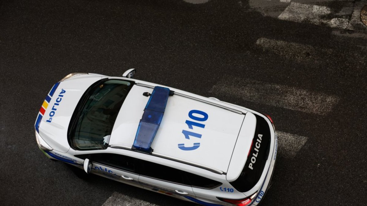 Un vehicle de la policia.