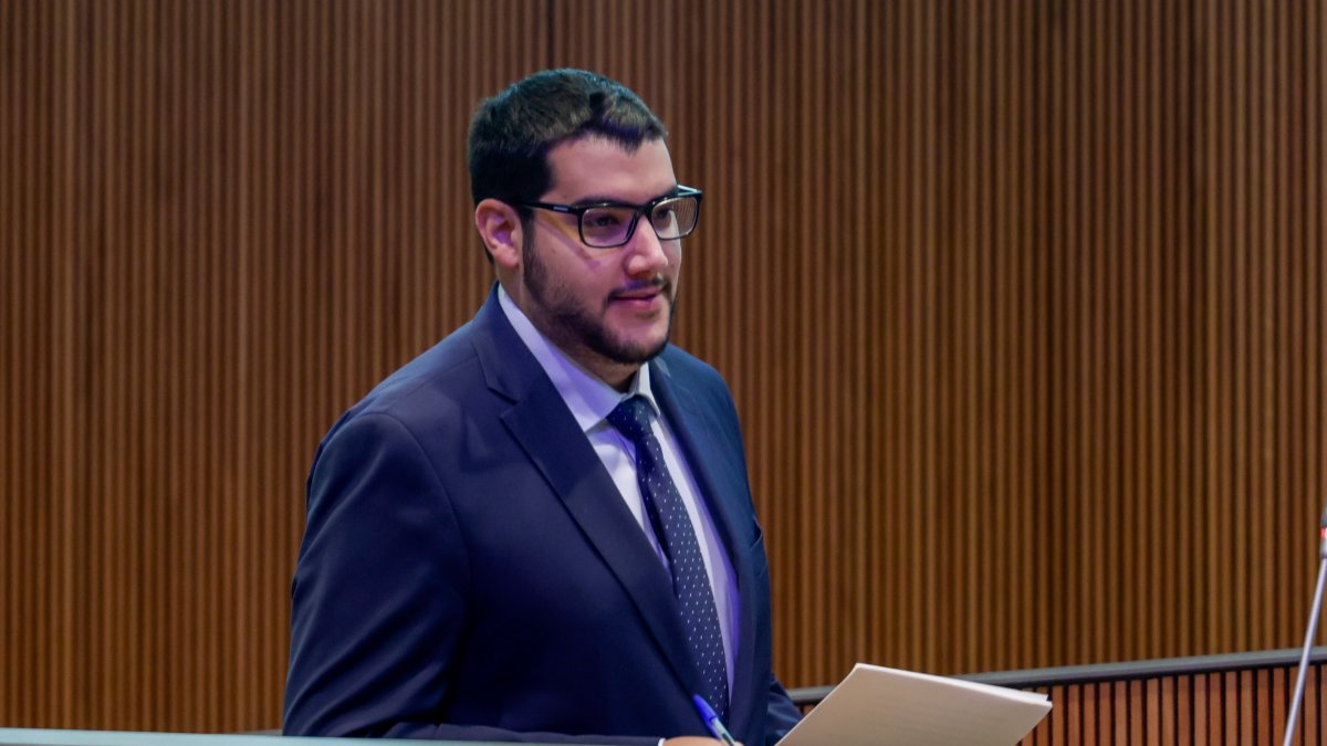 Pere Baró al Consell General.