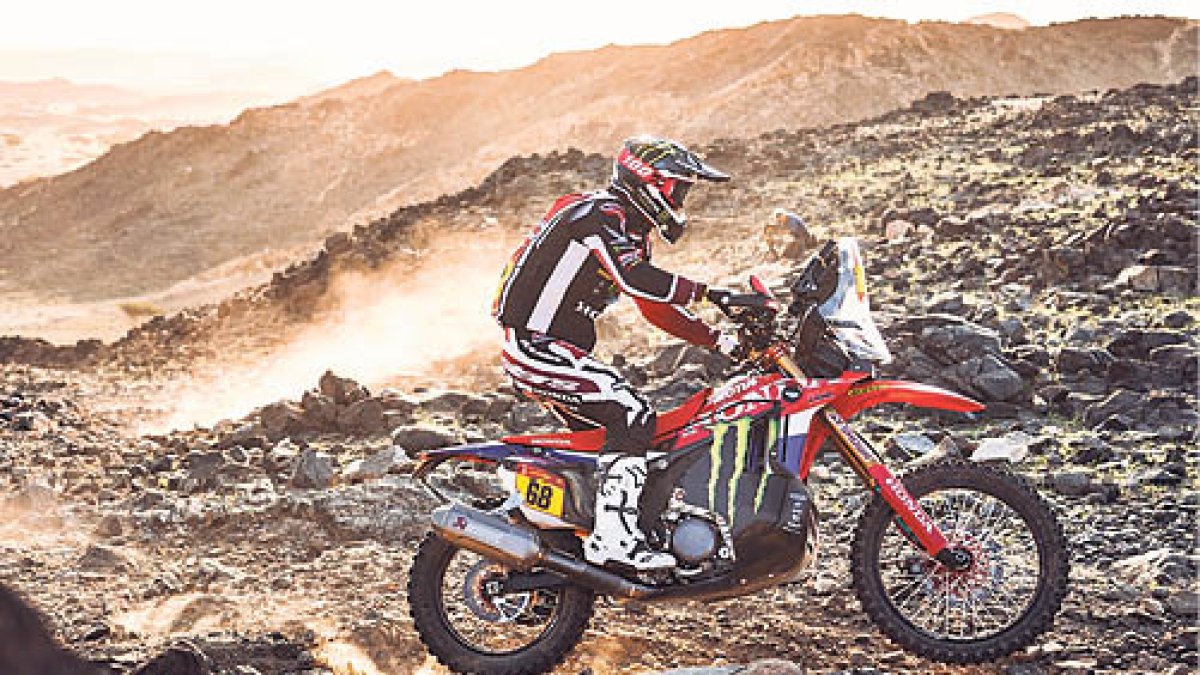 Tosha Schareina, durant la darrera etapa.