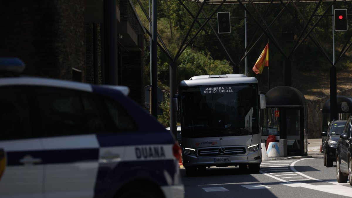 Les instal·lacions de la duana andorrana al Runer.