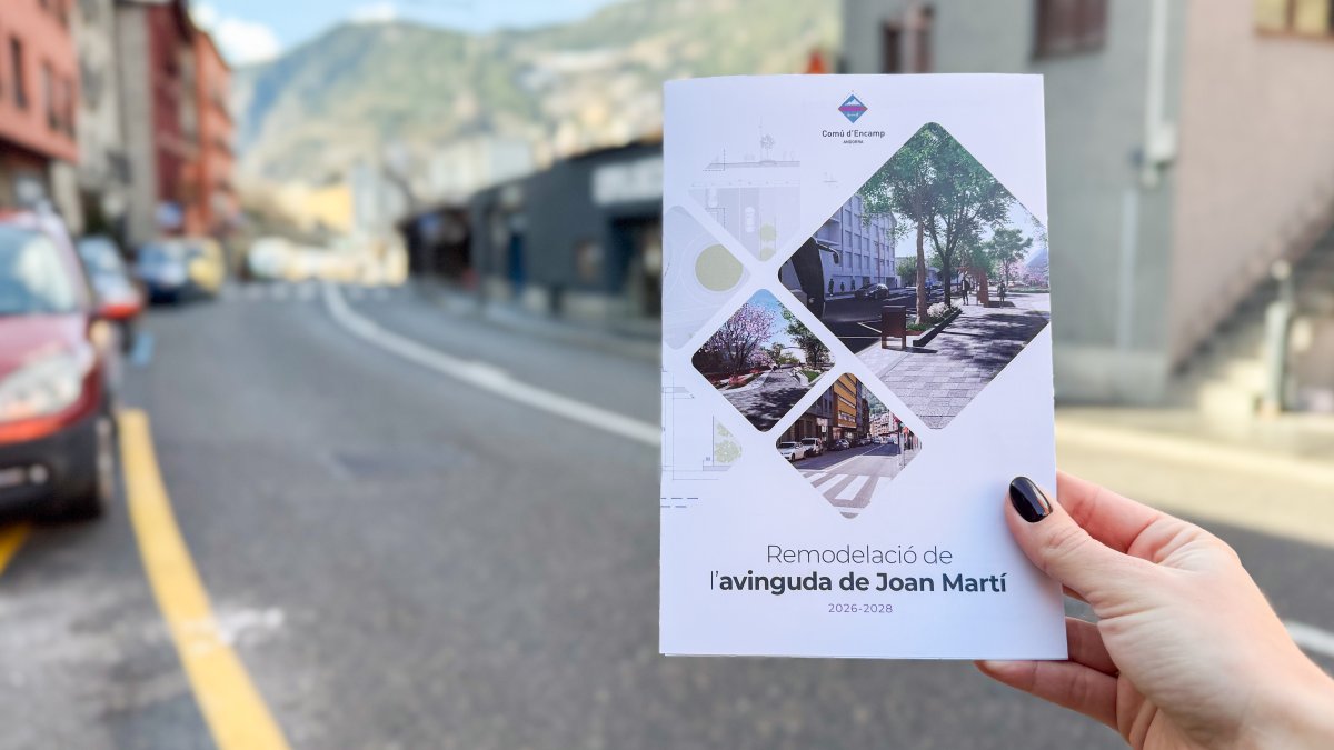 Pla de remodelació de l'avinguda Joan Martí d'Encamp.