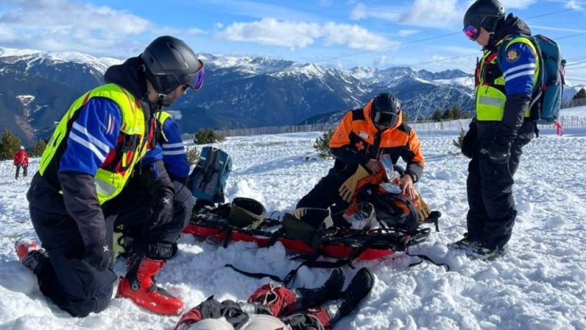 Simulacre Nacional d’Allaus a la Massana