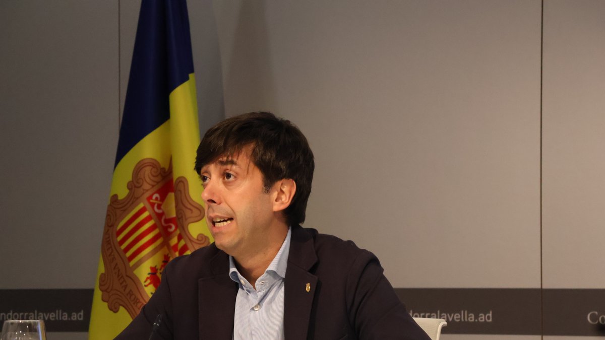 El cònsol major d'Andorra la Vella, Sergi González.