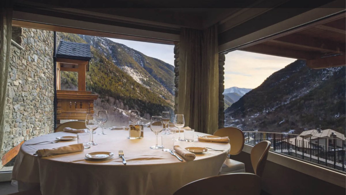 El restaurant del Xalet Bringué