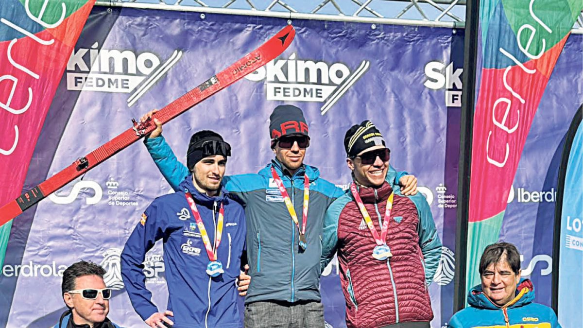 Un dels podis a Cerler.