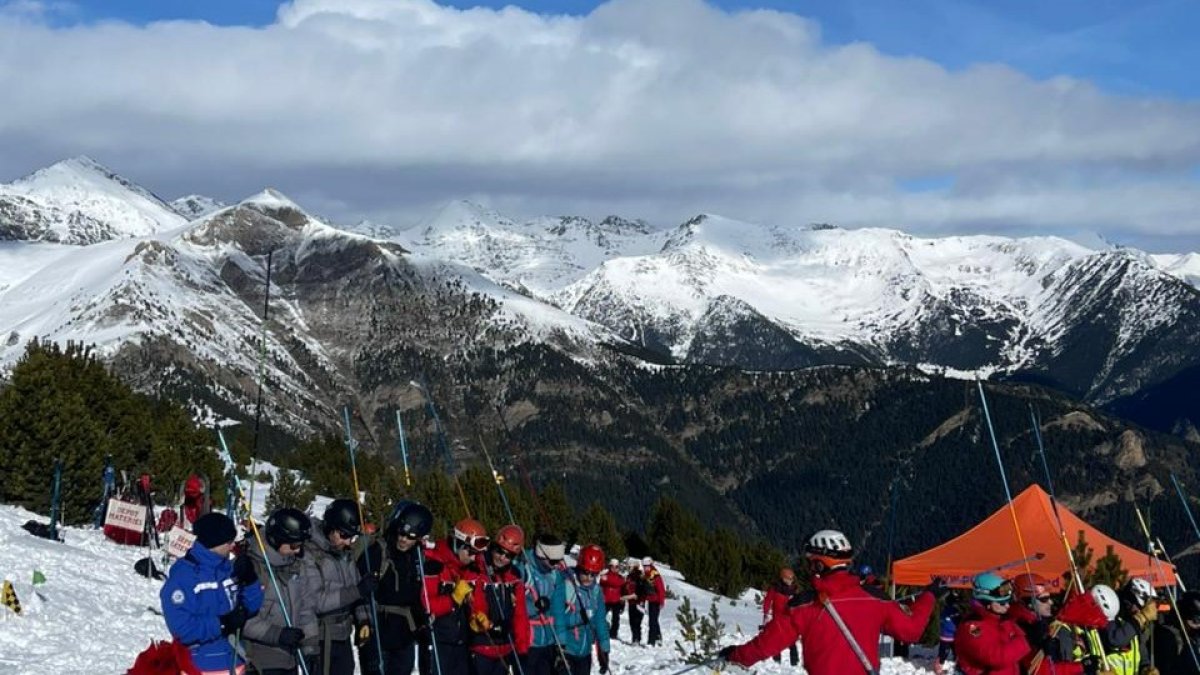 Simulacre nacional d’allaus que es va fer dijous passat.