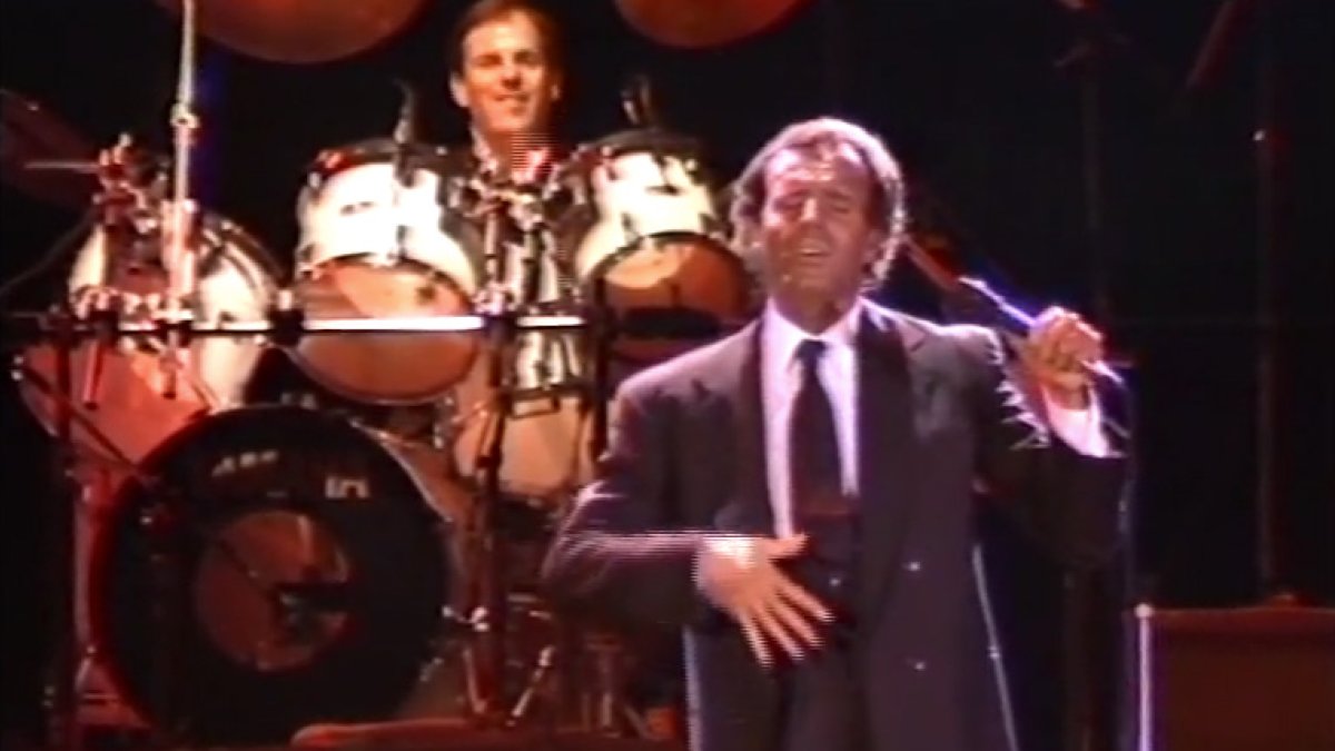 Julio Iglesias en el concert d'Andorra la Vella