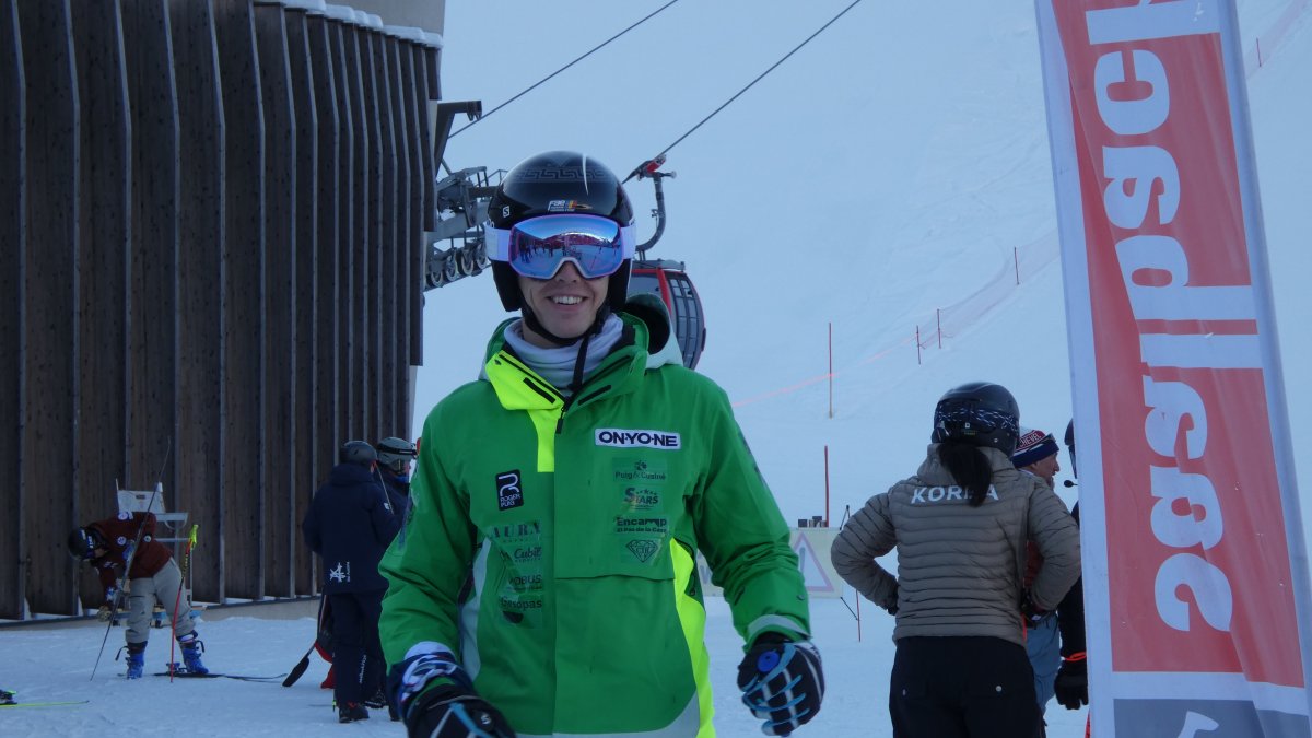 Roger Puig al supergegant de Saalbach.